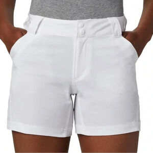 Columbia Coral Point III 5” White Shorts Hiking Outdoors Fishing